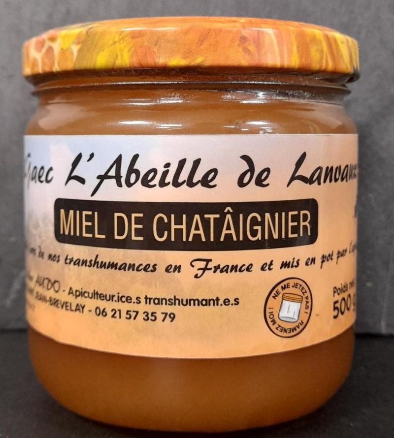MIEL CHATAIGNIER 500G LANVAUX