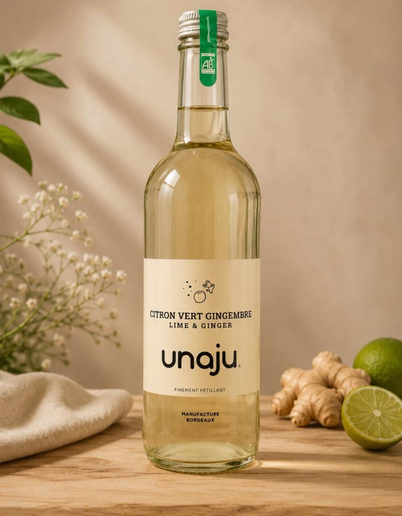 UNAJU CITRON VERT GINGEMBRE 750 ML