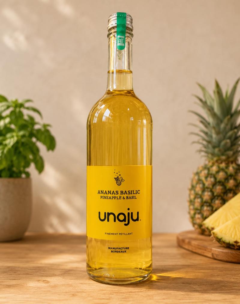 UNAJU ANANAS BASILIC 750ML
